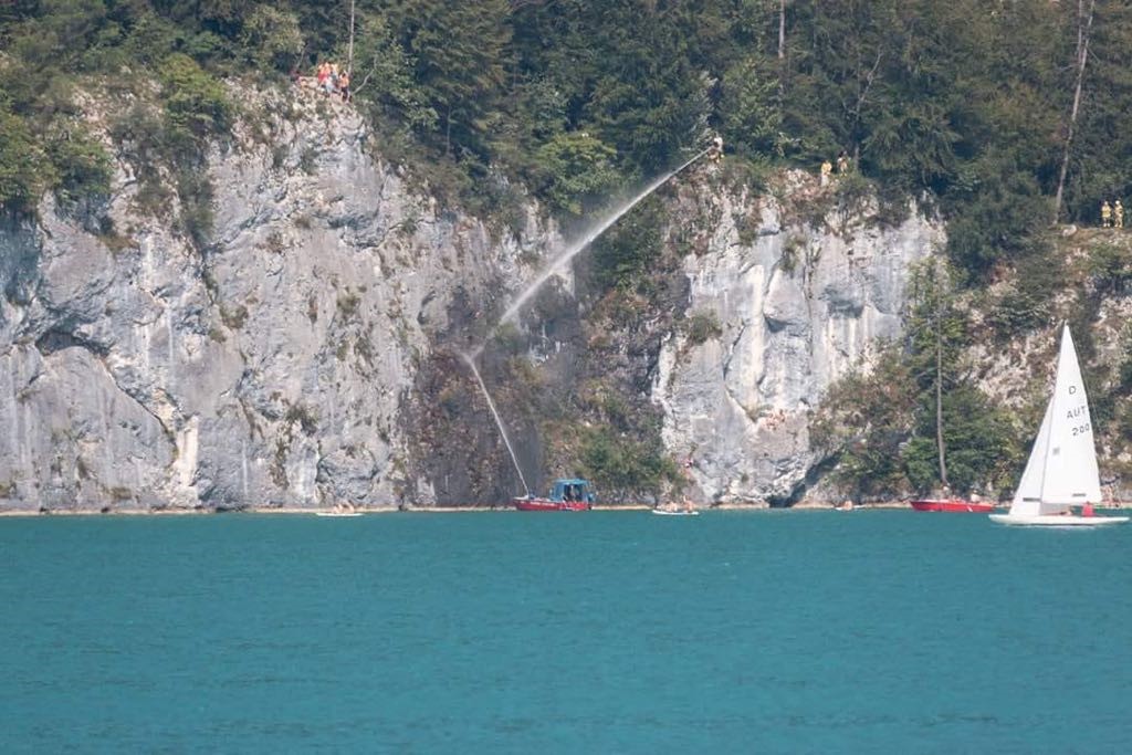 Waldbrand Falkenstein Wand